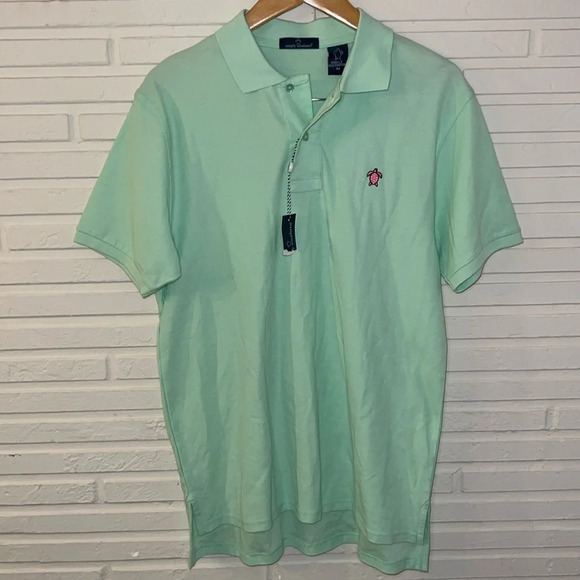 Simply Southern Green Kennedy Collared Polo, Men’s Size Medium - Picture 1 of 7
